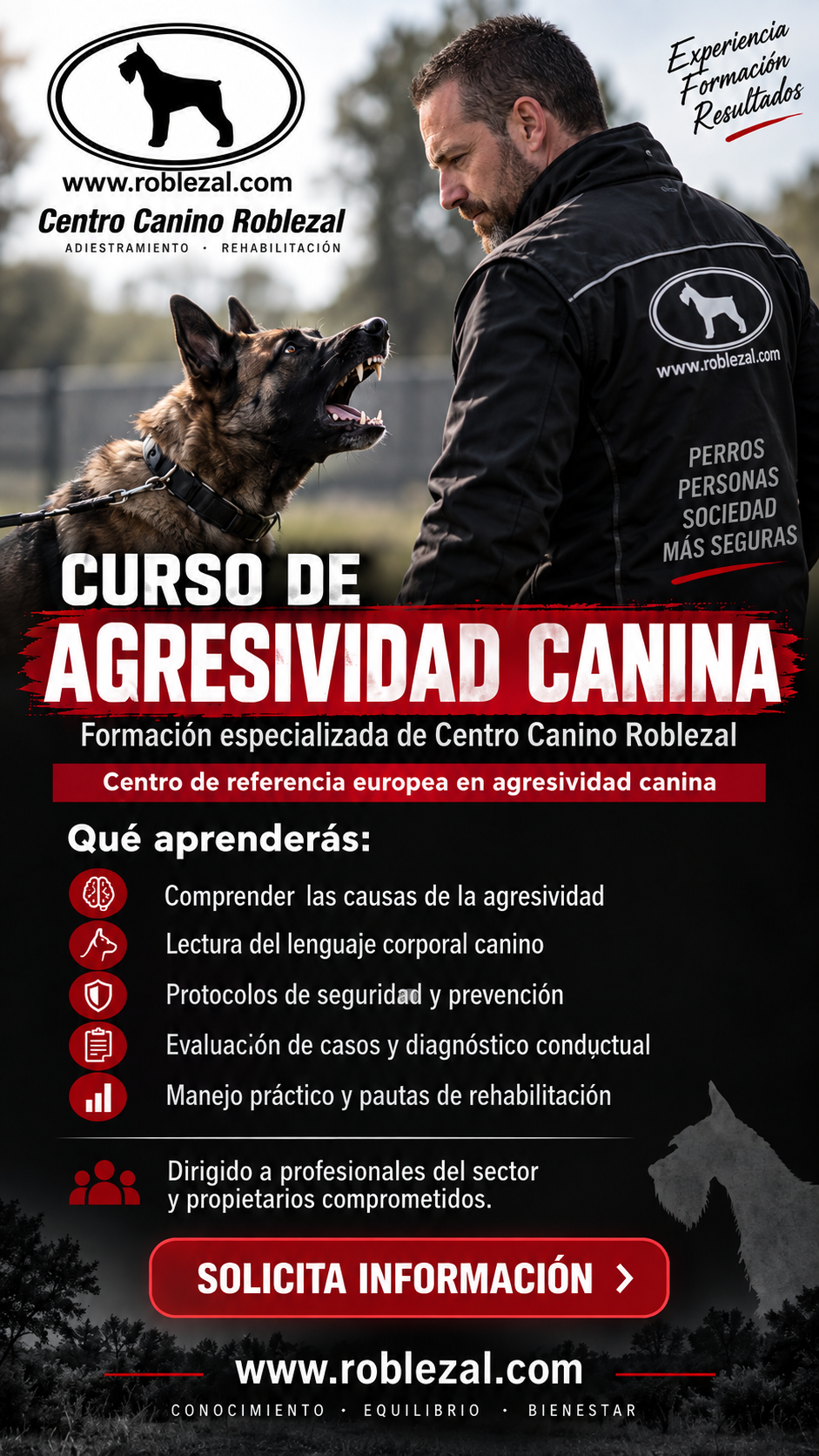 Curso agresividad canina